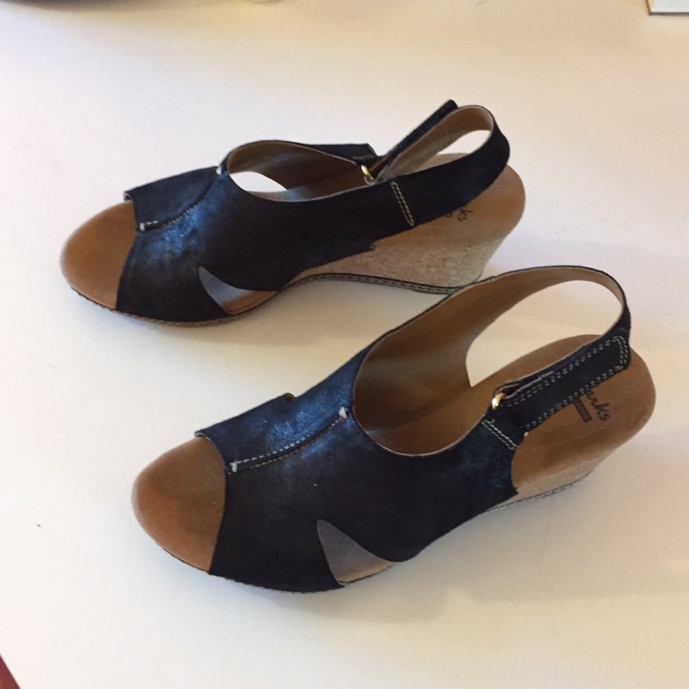 Clark’s cushion soft collection shoes.
